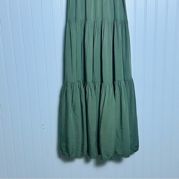 Petal and Pup Barker Mini Dress Olive Belted V-Neck XL NWT - Picture 11 of 13